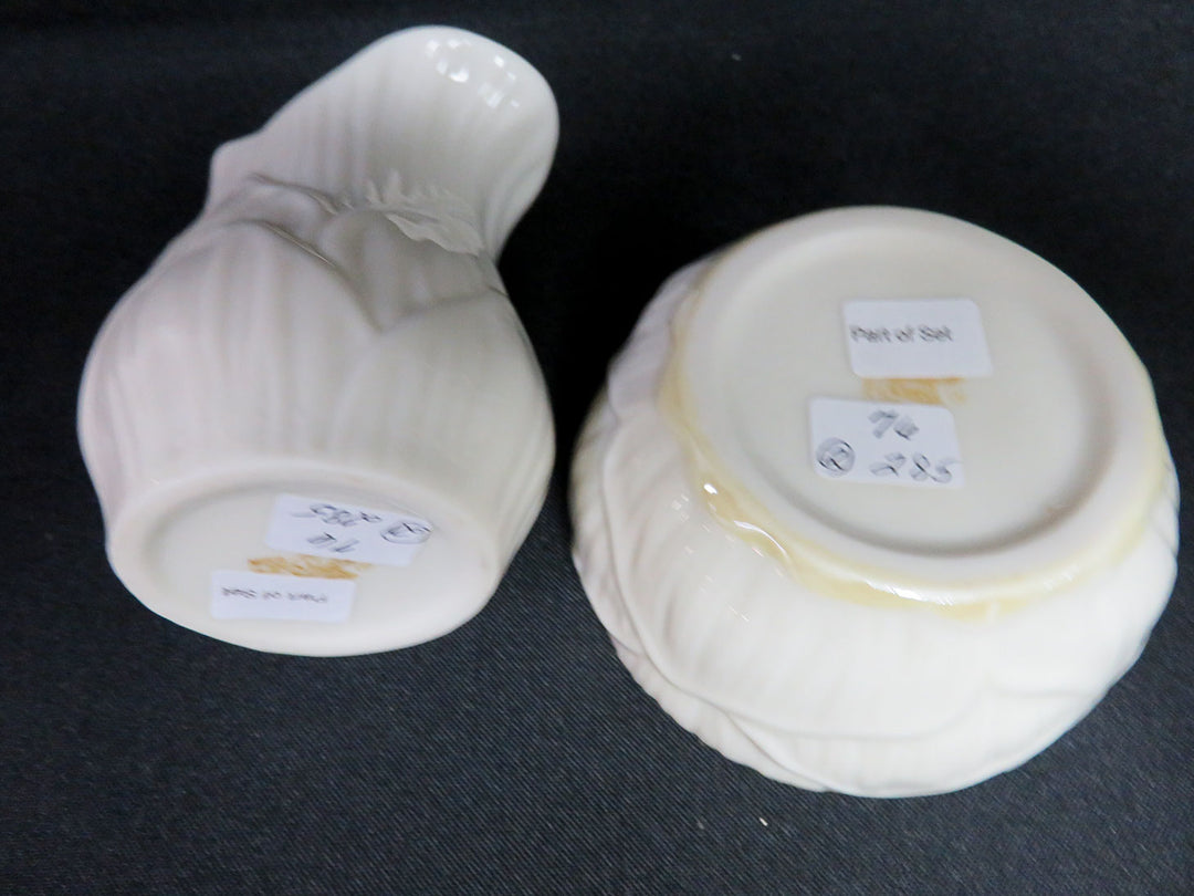 Belleek Cream & Sugar