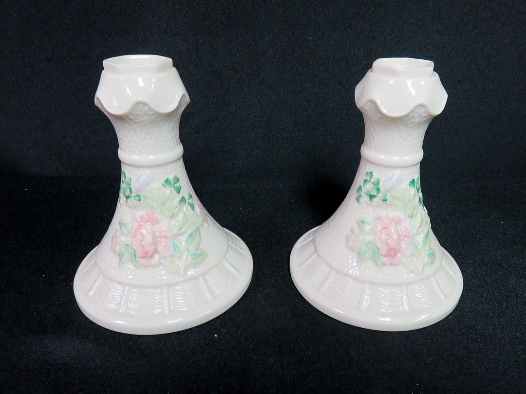 Belleek Killarney Candleholders