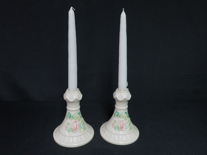 Belleek Killarney Candleholders