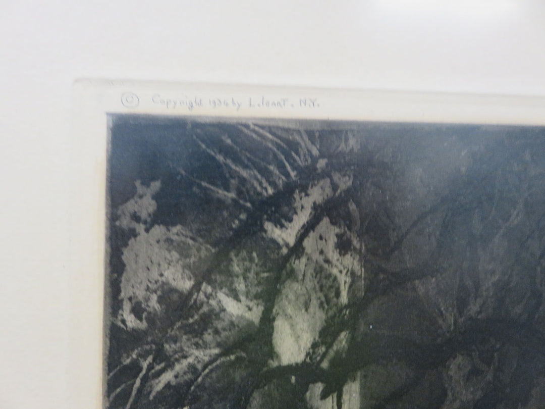 Louis Icart "Lilies" Etching
