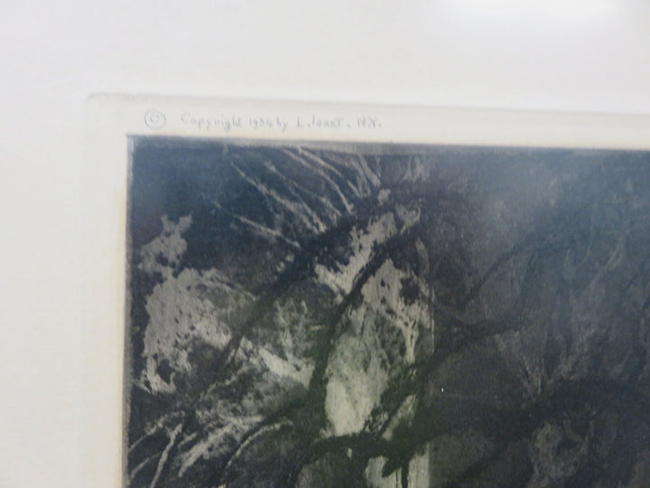 Louis Icart "Lilies" Etching