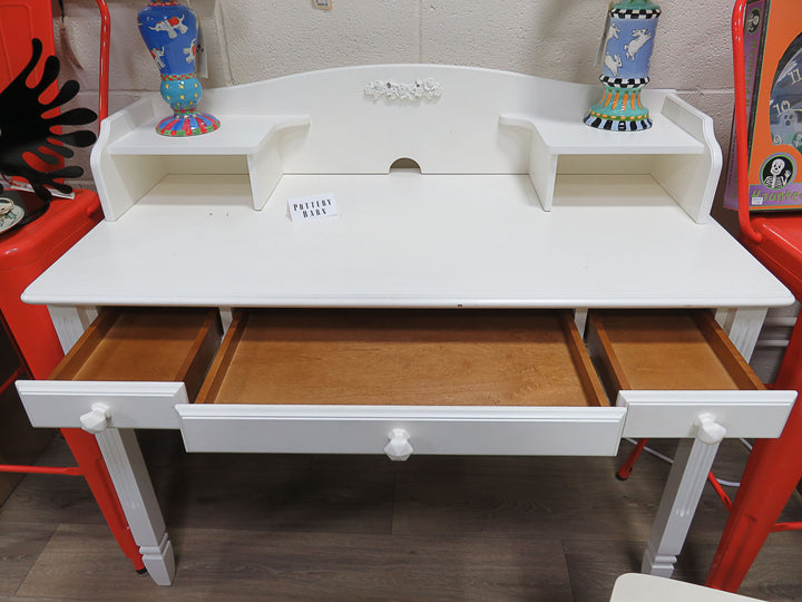 Pottery Barn White Desk and Chair