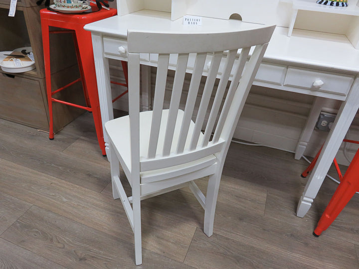 Pottery Barn White Desk and Chair