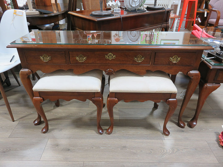 Pennsylvania House Console Table & Benches