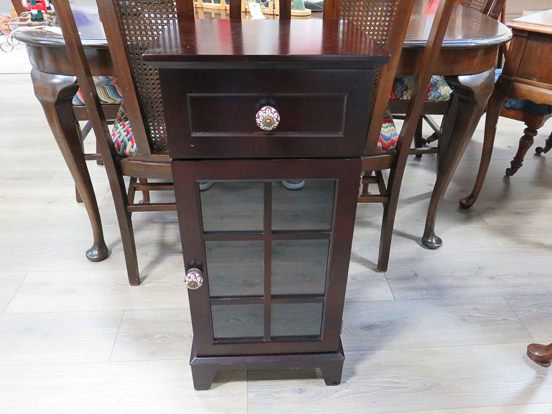 Dark Wood Nightstand