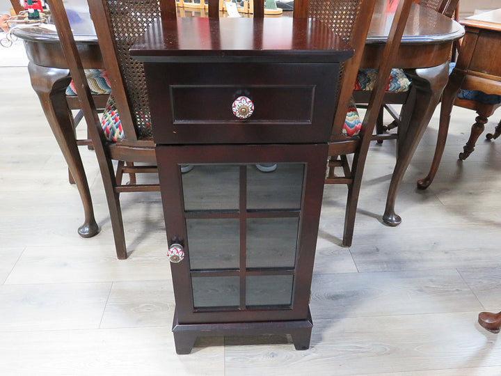 Dark Wood Nightstand