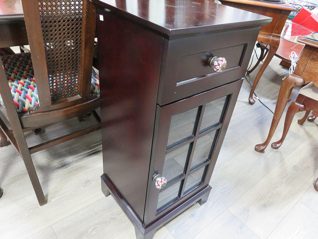 Dark Wood Nightstand
