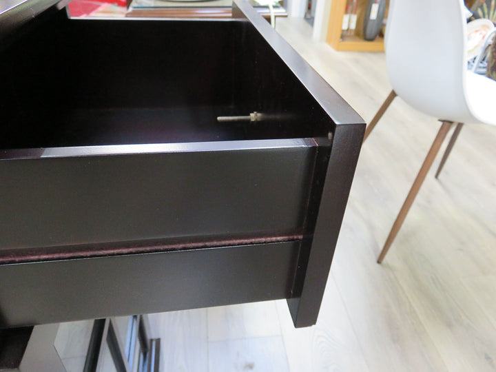 Dark Wood Nightstand
