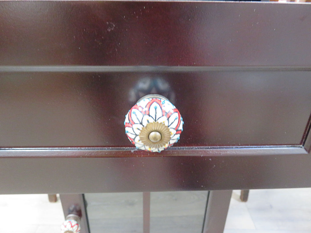 Dark Wood Nightstand