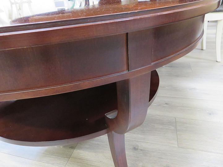 Round Cherry Coffee Table