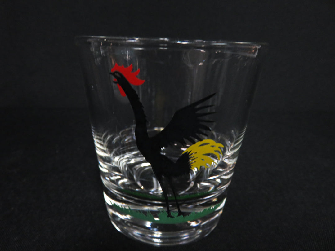 Crowing Rooster Rocks Glasses