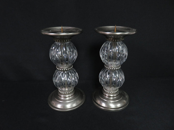 Pillar Candleholder Duo