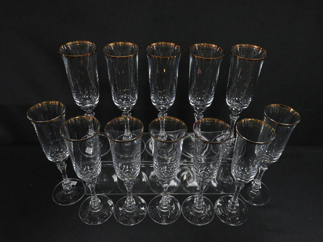 Towle Crystal Flutes