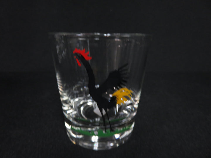 Crowing Rooster Rocks Glasses