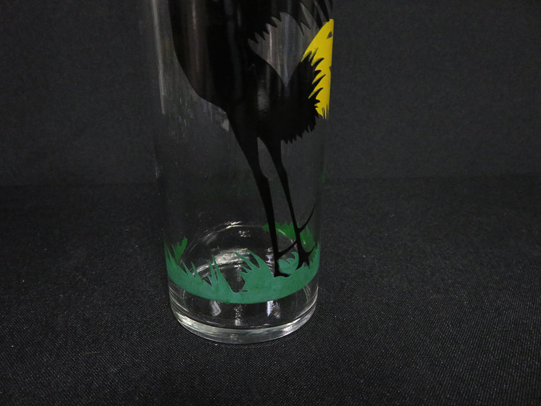 Federal Glass Crowing Rooster Highball Glasses
