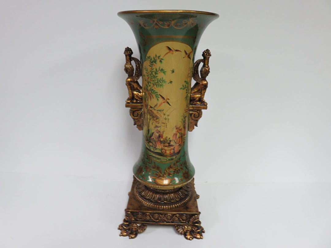 Asian Scene Vase