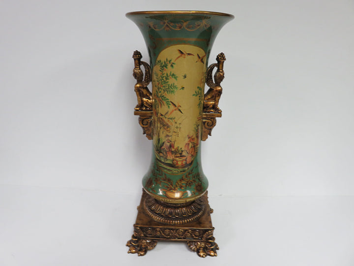 Asian Scene Vase
