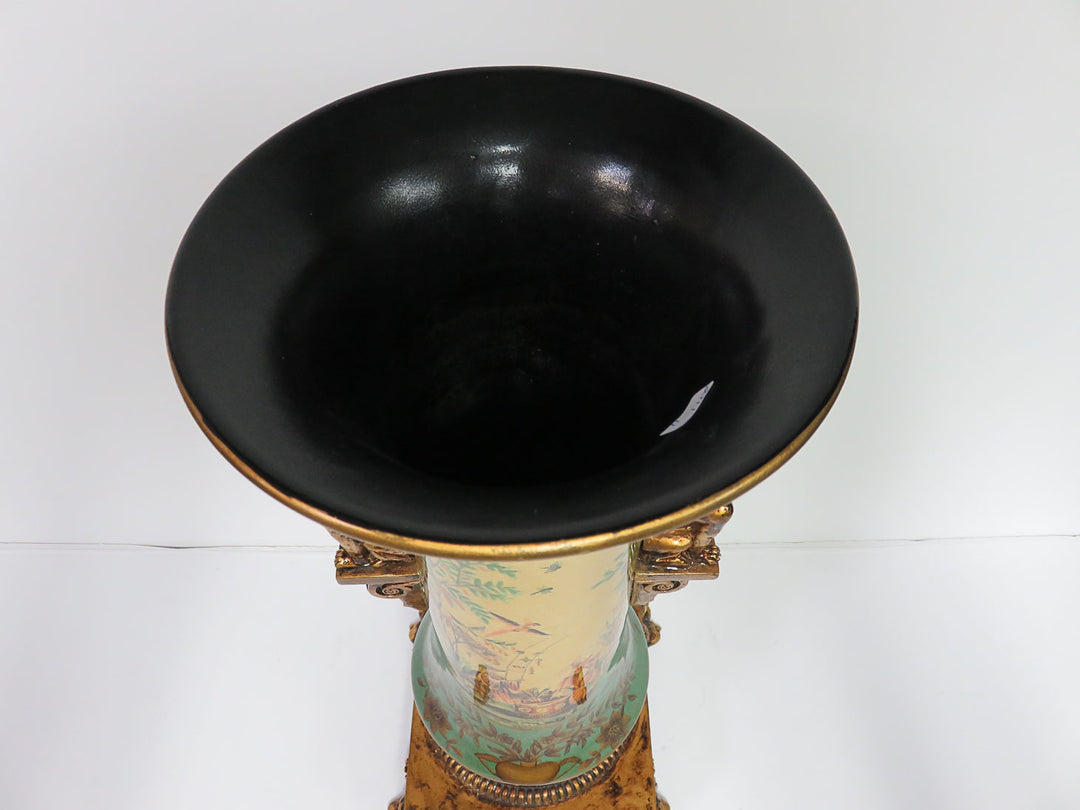 Asian Scene Vase