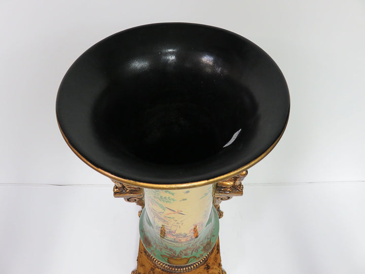 Asian Scene Vase