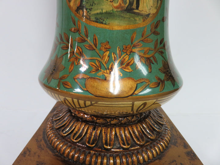 Asian Scene Vase