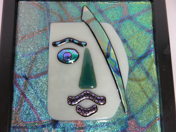 Artisan Fused Glass Wood Box