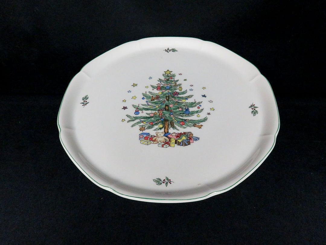 Nikko Christmas Cake Plate
