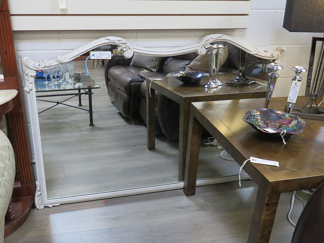Scrolled Cream Horizontal  Mirror