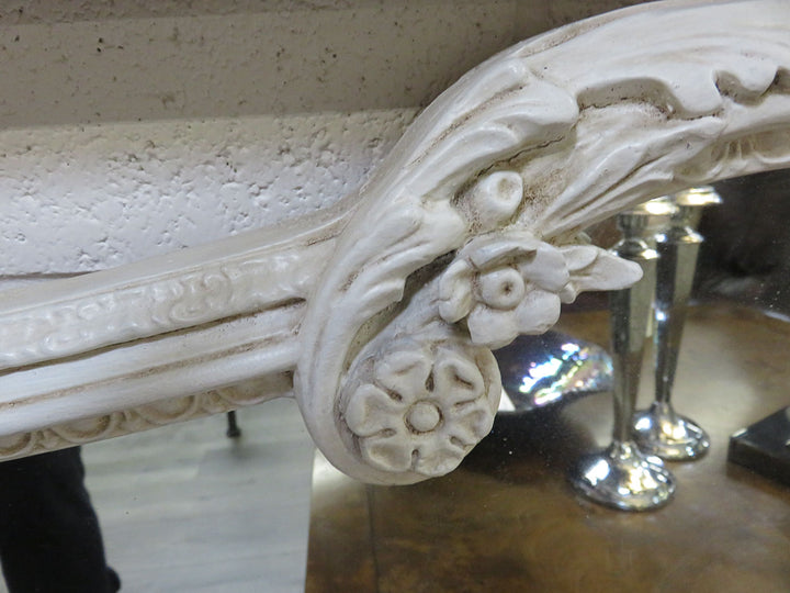 Scrolled Cream Horizontal  Mirror