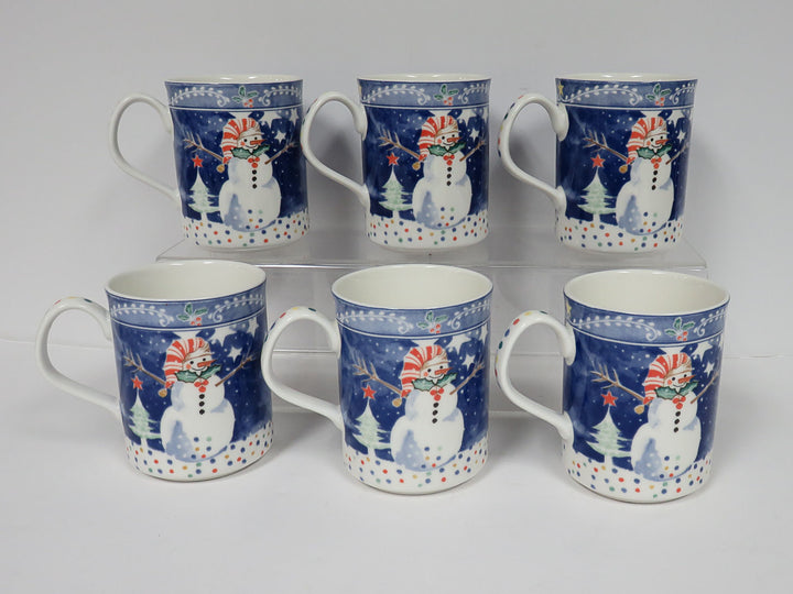 Noritake Epoch Christmas Mugs