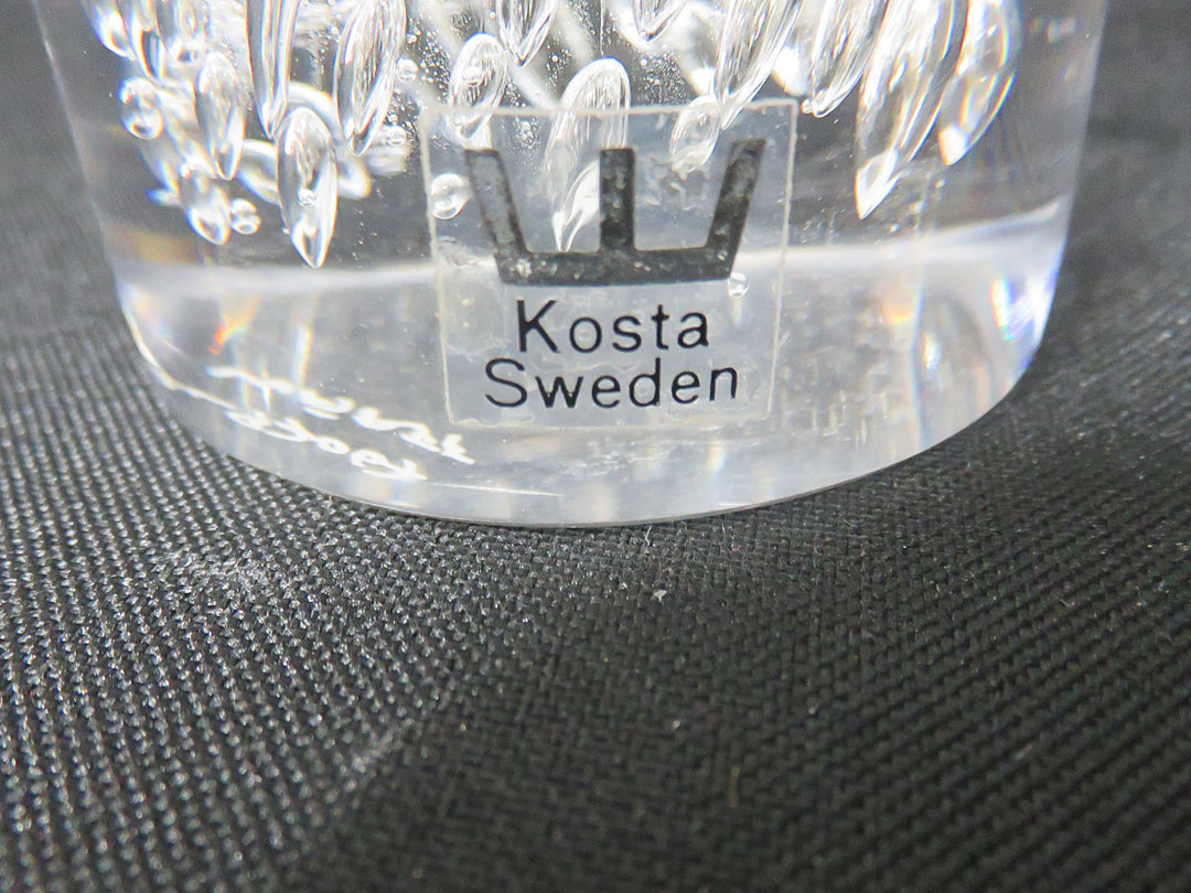 Kosta Boda Art Glass Paperweight