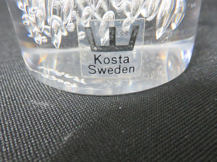 Kosta Boda Art Glass Paperweight