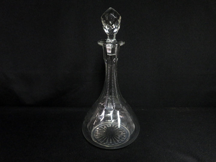 Vintage Etched Glass Decanter