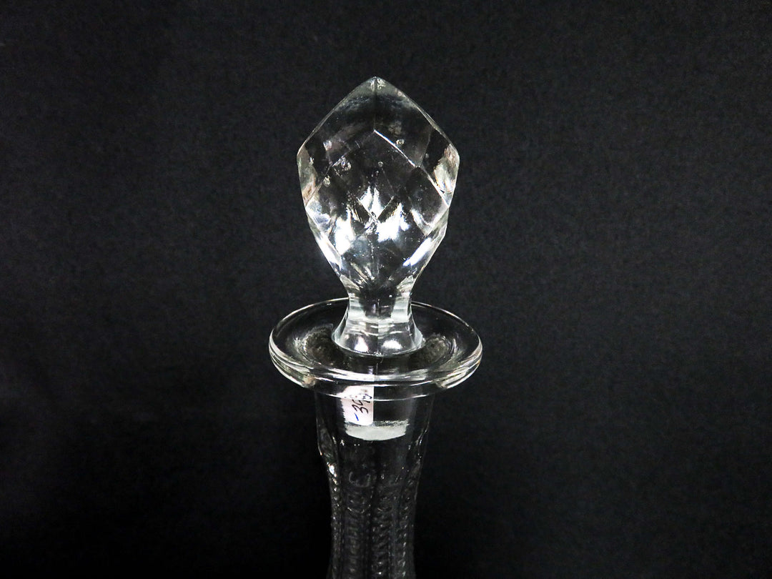 Vintage Etched Glass Decanter