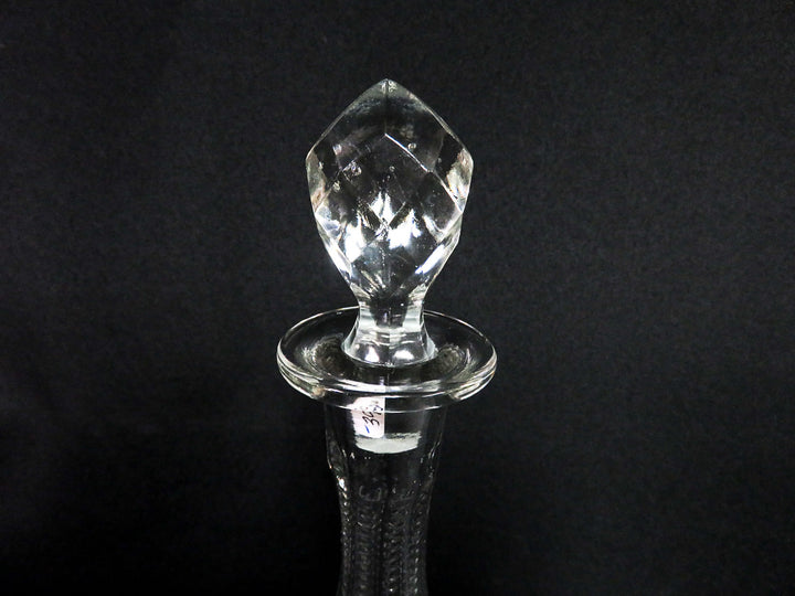 Vintage Etched Glass Decanter