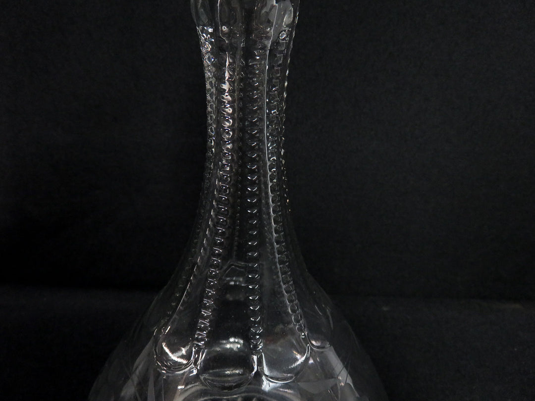 Vintage Etched Glass Decanter