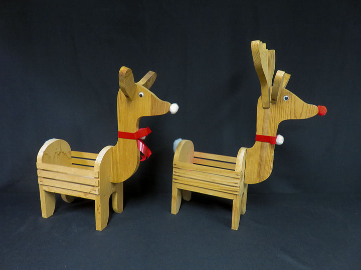 Reindeer Planters