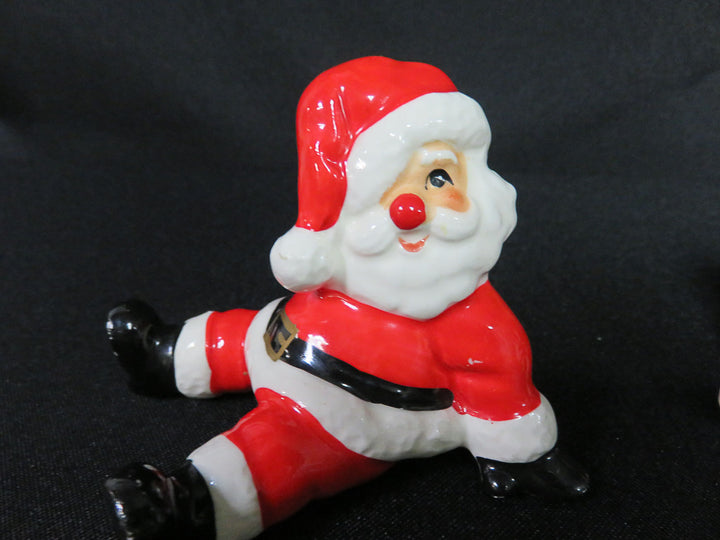Fitz & Floyd Vintage Tumbling Santas
