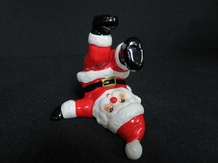 Fitz & Floyd Vintage Tumbling Santas