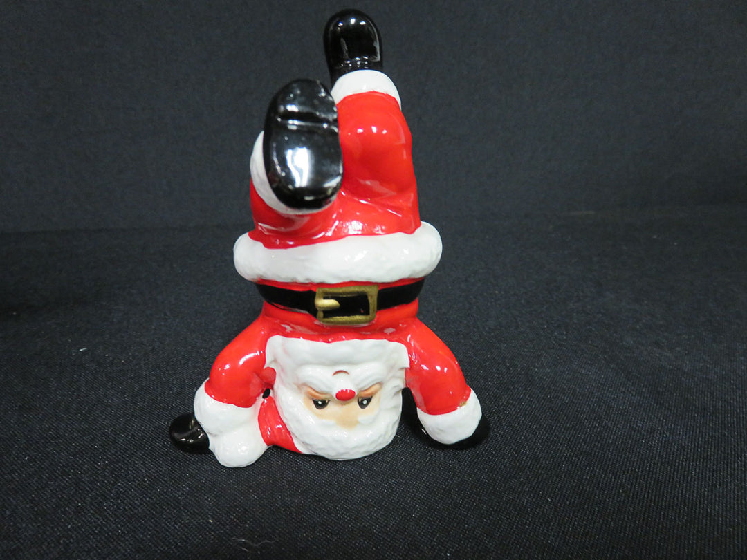 Fitz & Floyd Vintage Tumbling Santas