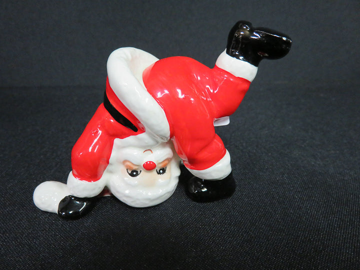 Fitz & Floyd Vintage Tumbling Santas