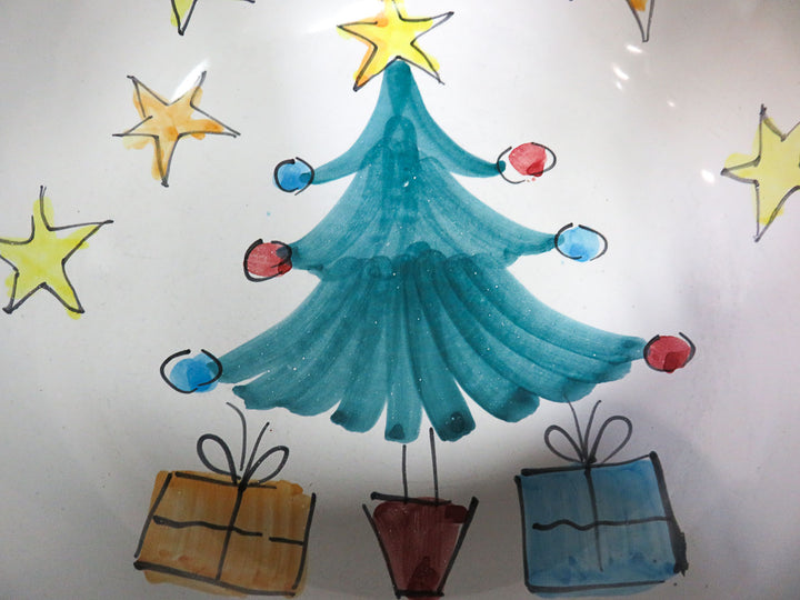 Vietri Christmas Tree Star Bowl