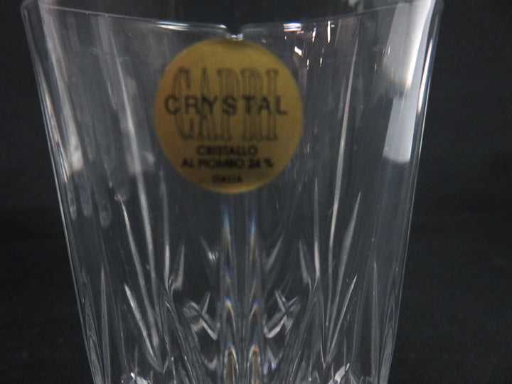 Italian Crystal Glass Set