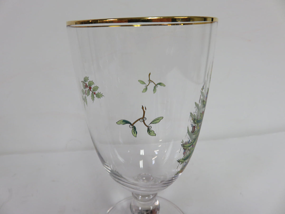 Spode Christmas Water Goblets