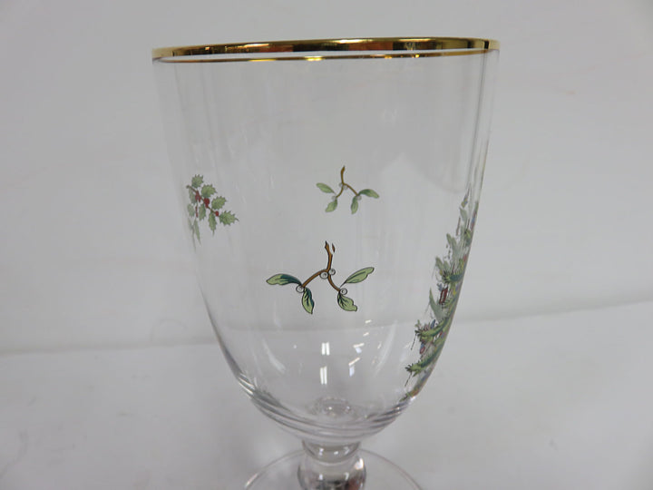 Spode Christmas Water Goblets