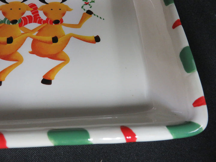 Christmas Reindeer Serving Tray
