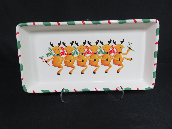 Christmas Reindeer Serving Tray
