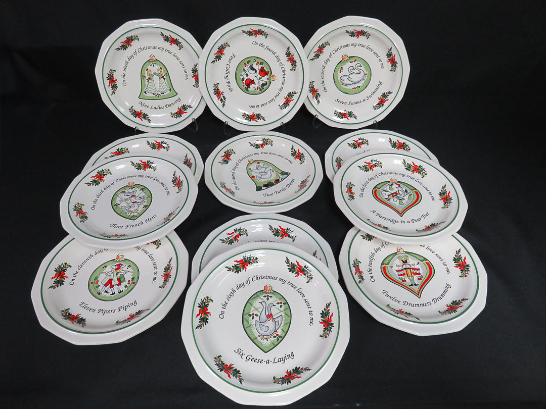 Pfaltzgraff Christmas Dessert Plates