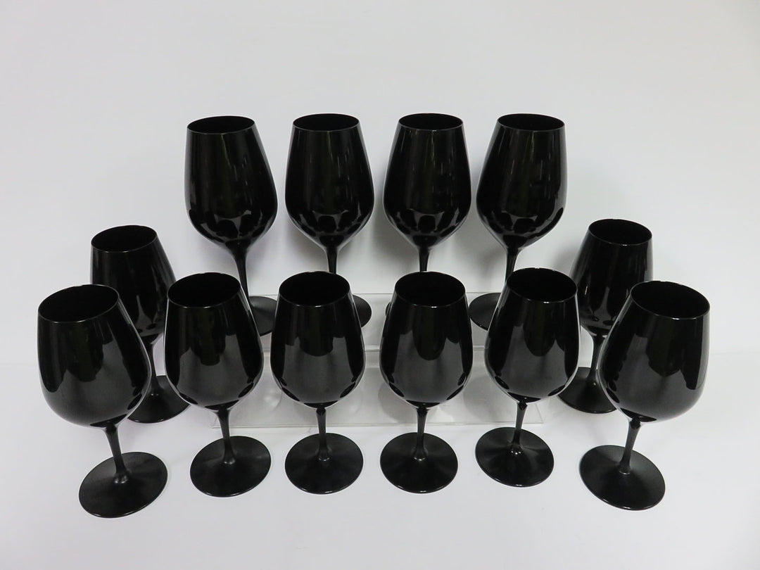Black Wine Glasses