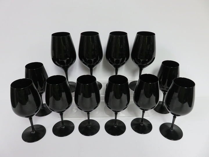 Black Wine Glasses