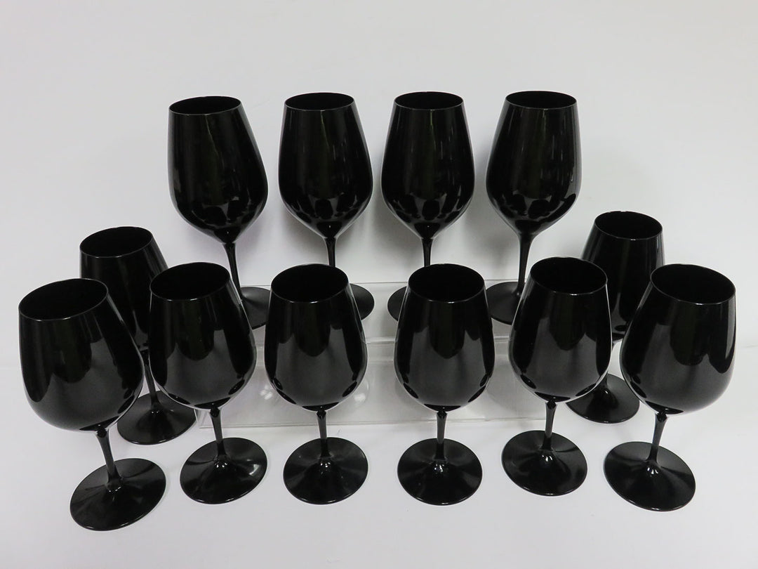 Black Wine Glasses